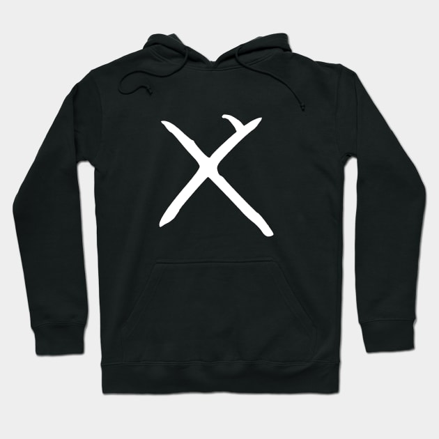 Hooked X Hoodie by Phantom Goods and Designs